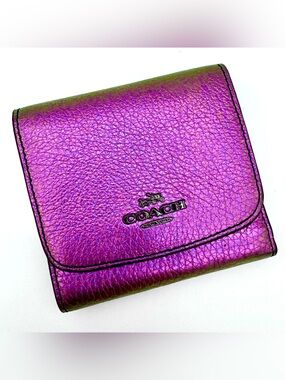Coach Purple Hologram Wallet